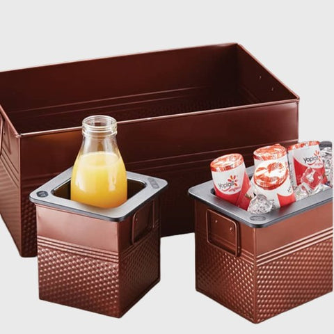 American Metalcraft Inc. Full Size Copper Beverage Tubs 20.5" L