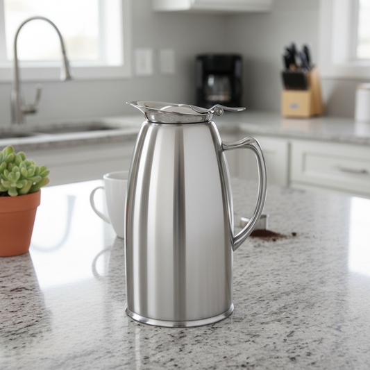 superior-equipment-supply - Winco - Beverage Server 20 oz Stainless Steel Lined With Satin Finish