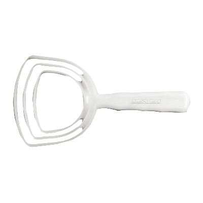 Dexter Sani-Safe Square Bone Dust Scraper 4" Plastic 407BNDSCRPR