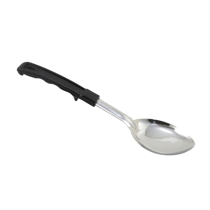 superior-equipment-supply - Winco - Basting Spoon 11" Stainless Steel Solid Bakelite Handle