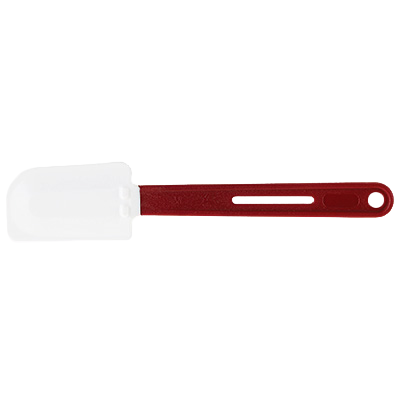 Scraper with Red Nylon Handle 14" BPA Free Silicone