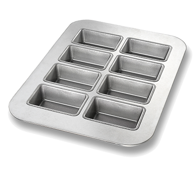 Chicago Metallic Aluminum Mini-Loaf Pan 11-1/8" x 15-3/4"