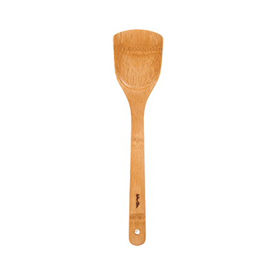 Harold Imports Stir Fry Spatula 13.5" Brown Bamboo