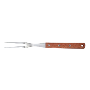 Pot Fork Stainless Steel with Wooden Handle 12-5/8" O.A.L
