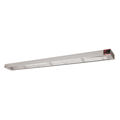 Strip Heater with Undermount Brackets Electric Aluminum 48"L x 6"W x 2-1/2"H