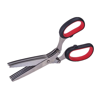 Herb Shears (5) Stainless Steel Blades with Polypropylene & Rubber Handle 7-3/4"