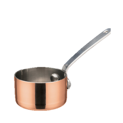 superior-equipment-supply - Winco - Mini Sauce Pan Copper Plated 2" dia.