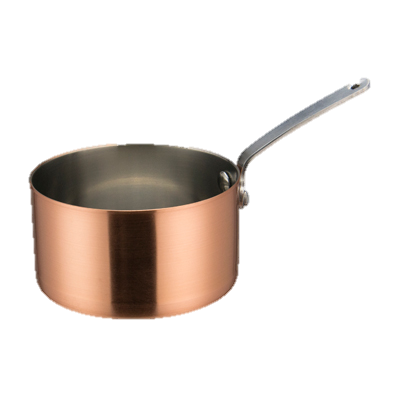 superior-equipment-supply - Winco - Mini Sauce Pan Copper Plated 3.5" dia.