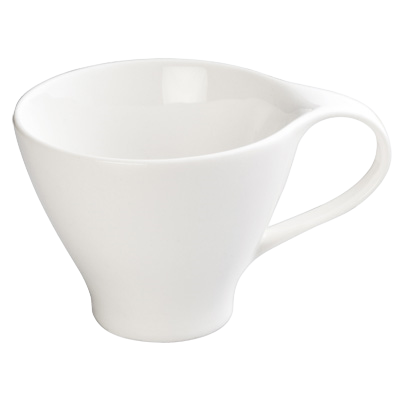 Coffee Cup 6 oz. Creamy White Porcelain 3-1/2" Diameter - 36 Cups/Case