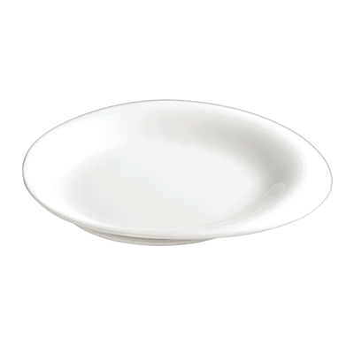 Plate Creamy White Porcelain 8" - 24 Plates/Case