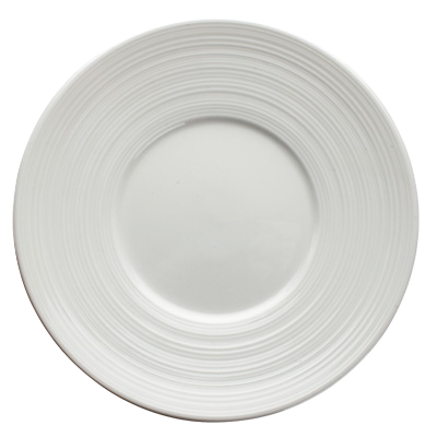 Plate Bright White Porcelain 6-1/2" - 48 Plates/Case