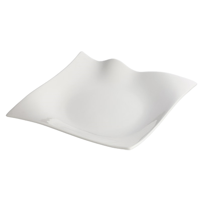 Plate Bright White Porcelain 10" - 12 Plates/Case