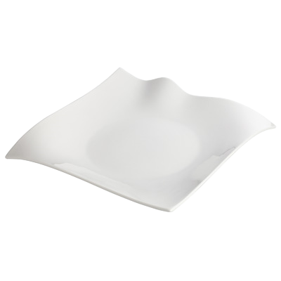 Plate Bright White Porcelain 12" - 6 Plates/Case