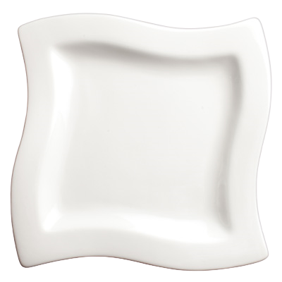 Plate Bright White Porcelain 6" - 36 Plates/Case