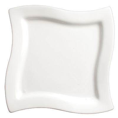 Plate Bright White Porcelain 7-1/2" - 24 Plates/Case