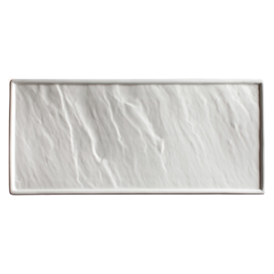 Platter Creamy White Porcelain 10" x 4-3/4" - 4 Platters/Pack