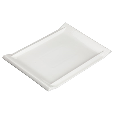 Platter Bright White Porcelain 10-1/8" x 7" - 24 Platters/Case