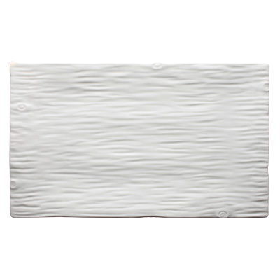 Platter Creamy White Porcelain 12" x 7" - 2 Platters/Pack