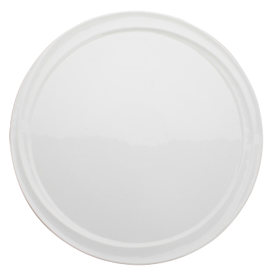 Plate Bright White Porcelain 10" Diameter - 12 Plates/Case