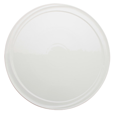 Plate Bright White Porcelain 12" Diameter - 12 Plates/Case