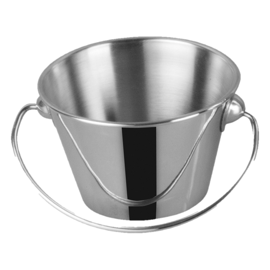 superior-equipment-supply - Winco - Mini Serving Pail Stainless Steel 3" dia.