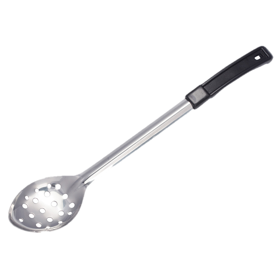 superior-equipment-supply - Winco - Basting Spoon 11" Stainless Steel Perforated With Plastic Handle