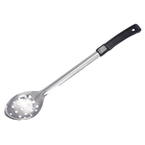 superior-equipment-supply - Winco - Basting Spoon 11" Stainless Steel Perforated With Plastic Handle