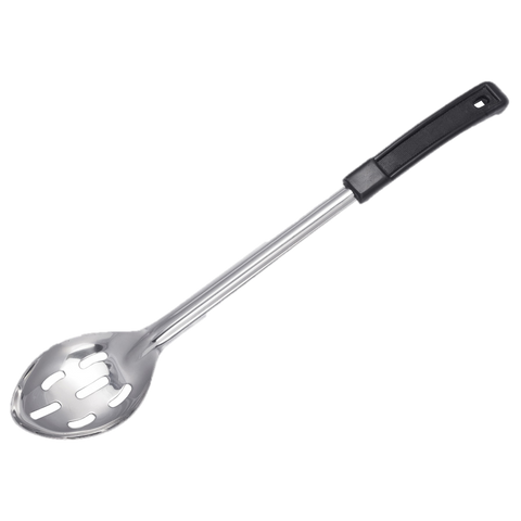 superior-equipment-supply - Winco - Basting Spoon 11" Stainless Steel Slotted With Plastic Handle