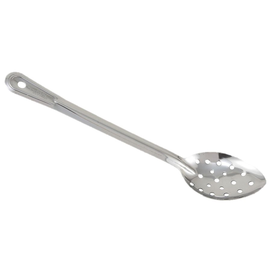 superior-equipment-supply - Winco - Basting Spoon 13" Stainless Steel Perforated