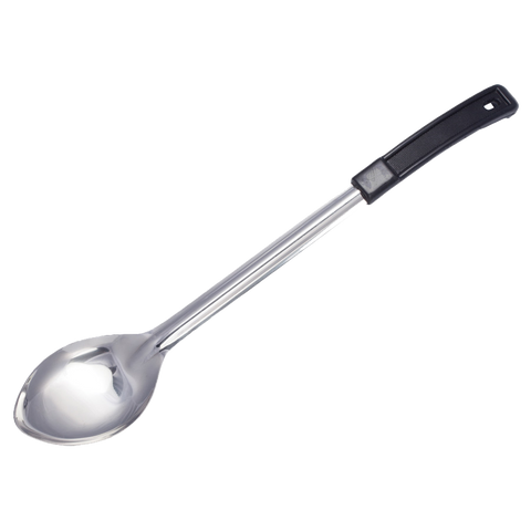 superior-equipment-supply - Winco - Serving Spoon 15" Stainless Steel Solid With Plastic Handle