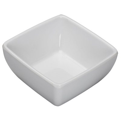 Mini Bowl 5 oz. White Melamine 3-1/2" - 48 Bowls/Case
