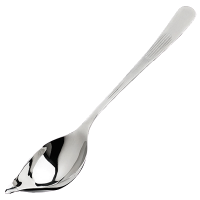 Saucier Plating Spoon with Tapered Spout 18/8 Stainless Steel 8"