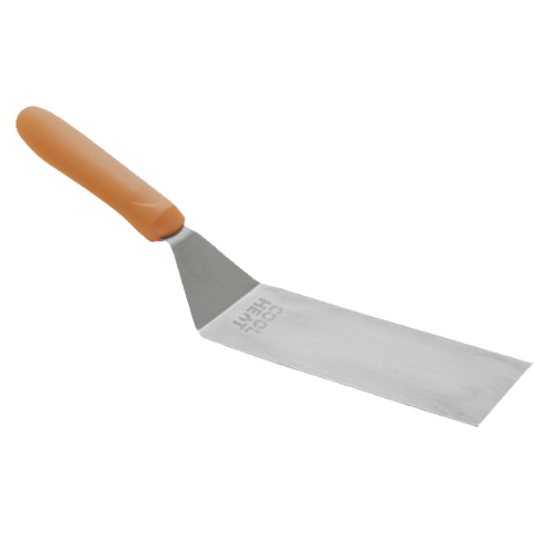 Turner Stainless Steel Satin Finish with Orange Nylon Handle 6-1/4" x 3"