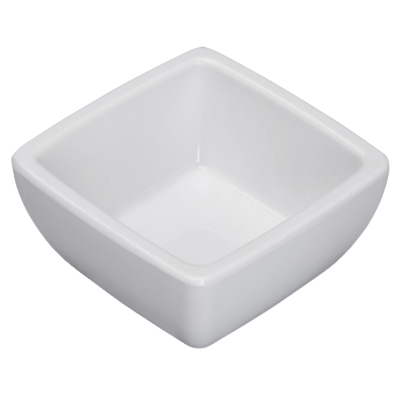 Mini Bowl 2 oz. White Melamine 2-1/2" - 48 Bowls/Case
