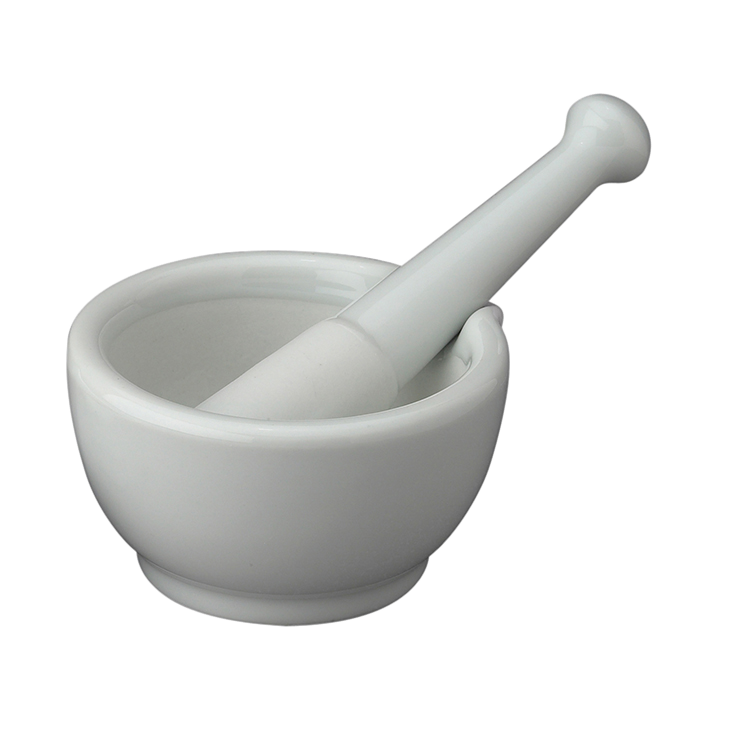 Harold Imports Mortar & Pestle 4.5" White Porcelain