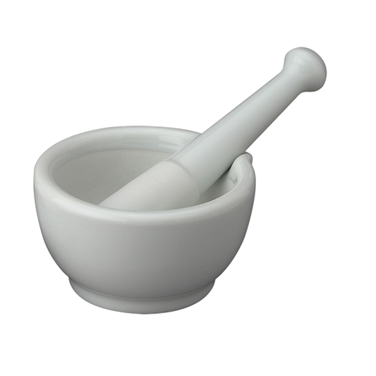 Harold Imports Mortar & Pestle 4.5" White Porcelain