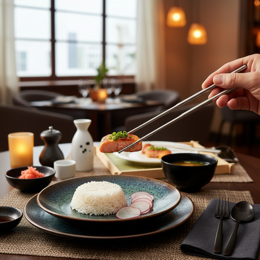 Town Chopsticks 9"L Stainless Steel 51320