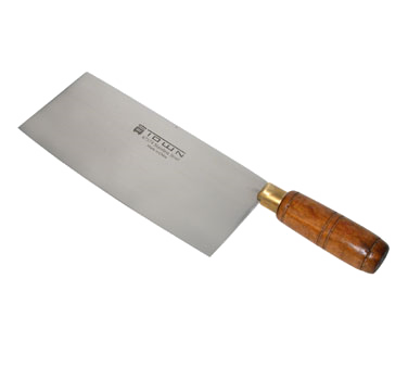 Town Cleaver 8"x3.75" Blade Brass Ferrule