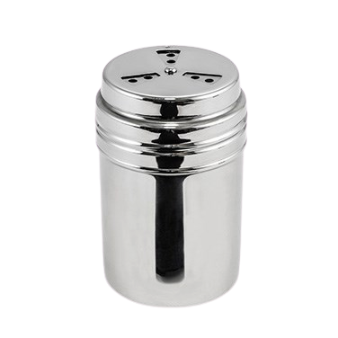 Shaker Dredge 3-Way Adjustable Top 8 oz. 18/8 Stainless Steel