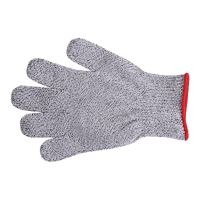 MercerMax® Cut Glove Gray With Red Cuff Size S