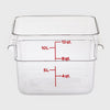 CamSquare Polycarbonate Food Storage Container 12 Qt. Clear