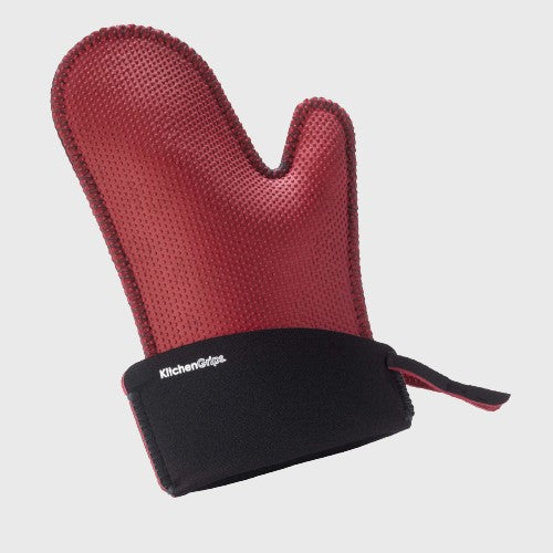 Cuisipro Chef's Mitt Black Jersey And Red FLXaPrene 14"