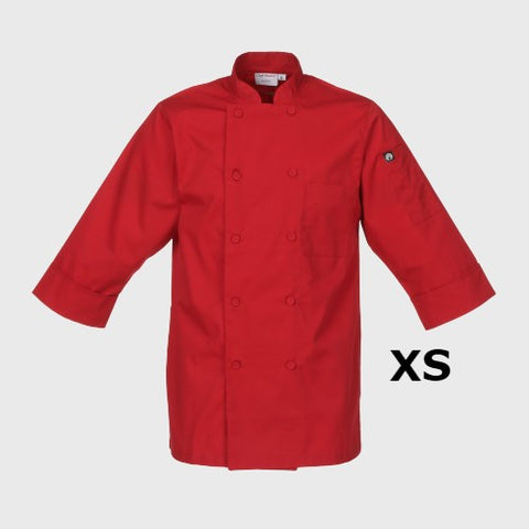 Chef Works Morocco Chef Coat Red XS