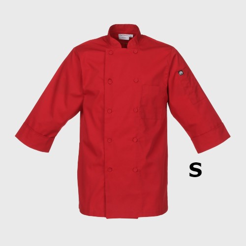 Chef Works Morocco Chef Coat Red Small