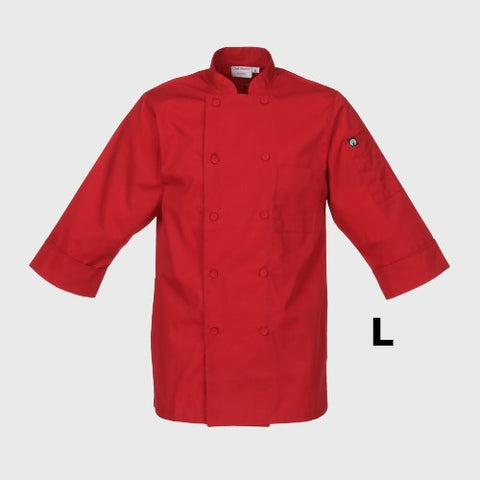 Chef Works Morocco Chef Coat Red Large