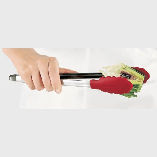 Cuisipro Locking Utility Tongs Red 9.5"
