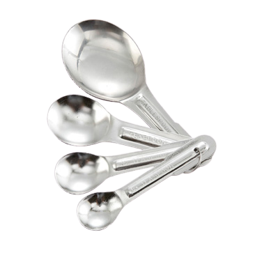 Measuring Spoons 4-Piece Set Stainless Steel