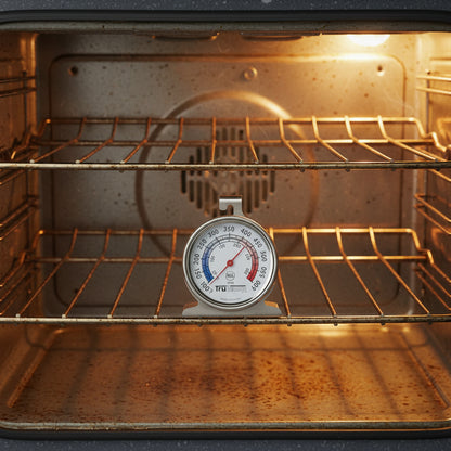 Taylor 3506FS 2-1/2" Dial Stainless Steel Oven Thermometer, 100°F to 600°F