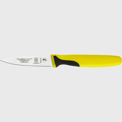 Millennia Colors® High-Carbon Japanese Steel Slim Paring Knife Yellow 3"