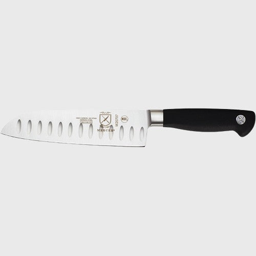 Genesis® German Steel Granton Edge Santoku Knife 7"